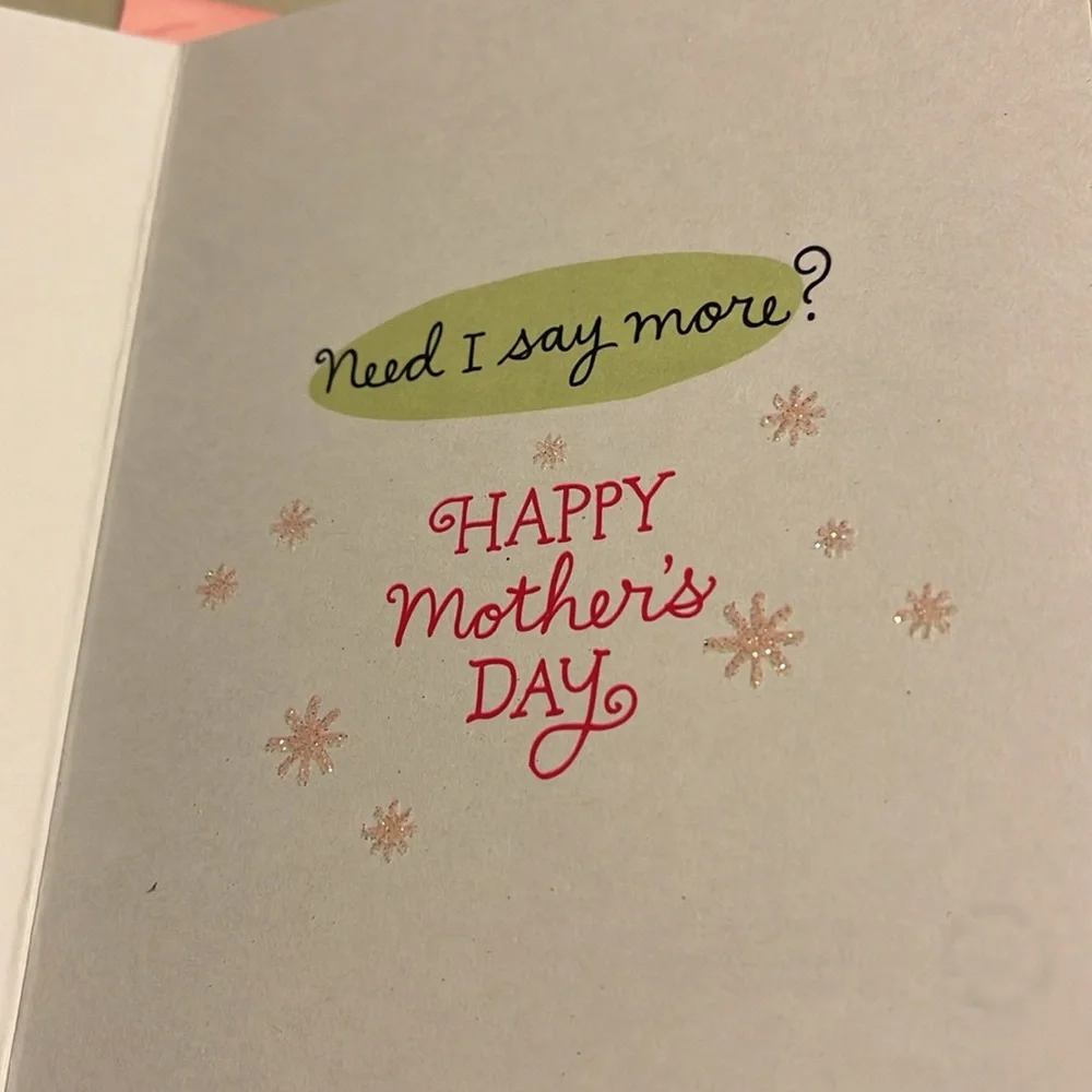 Two Mother’s Day cards from hallmark